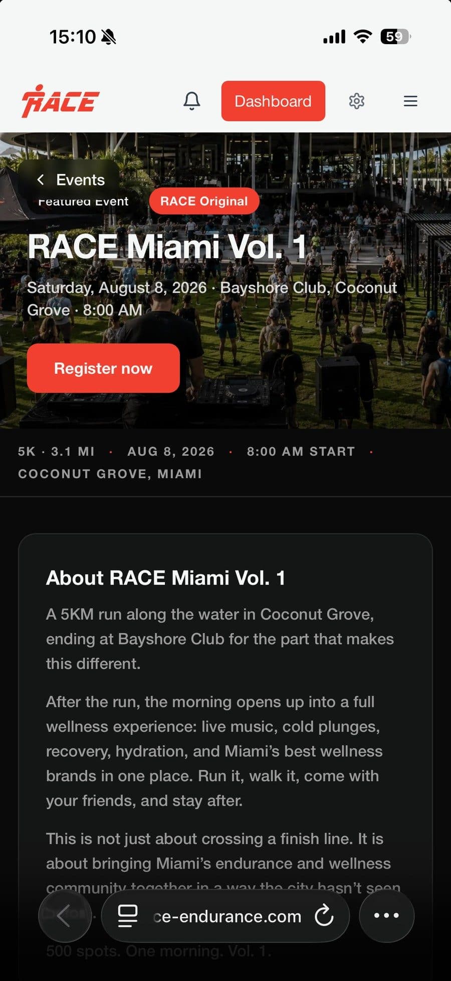 RACE Miami — Discover