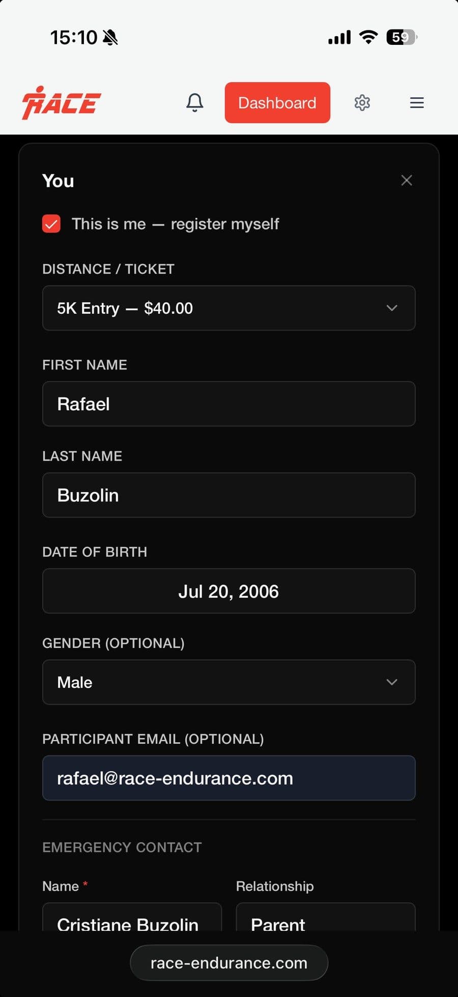 RACE Miami — Register