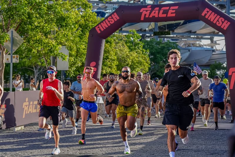 Runners coming through Coconut Grove